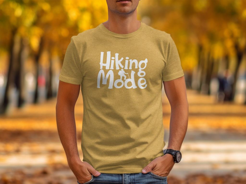 Hiking Mode Funny Outdoor Adventure Hiker Nature T-Shirt