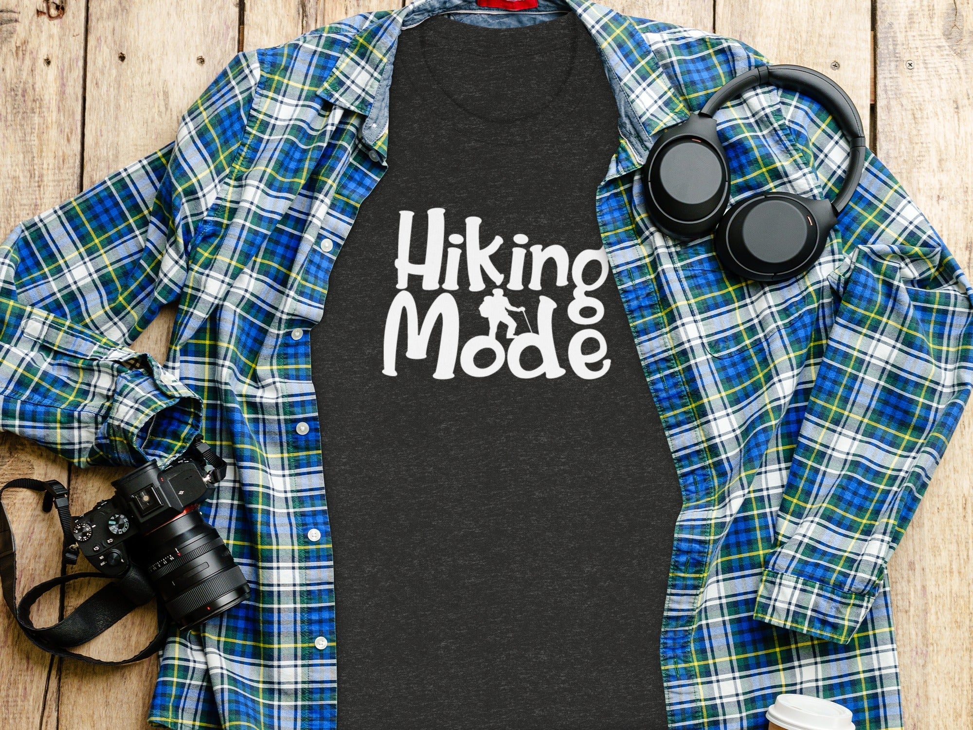 Hiking Mode Funny Outdoor Adventure Hiker Nature T-Shirt