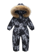Modern Trend NEW Children's Clothing Jacket Snow Wear Coat Jumpsuit for Girls And Boys Winter Ski Suit For Kids
