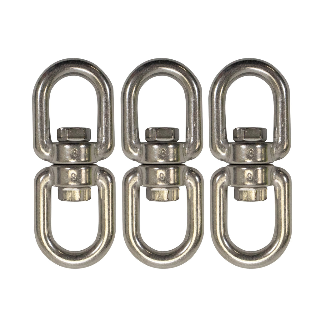 Boat Marine Clip 9cm Stainless Steel Swivel Double Eye Hook