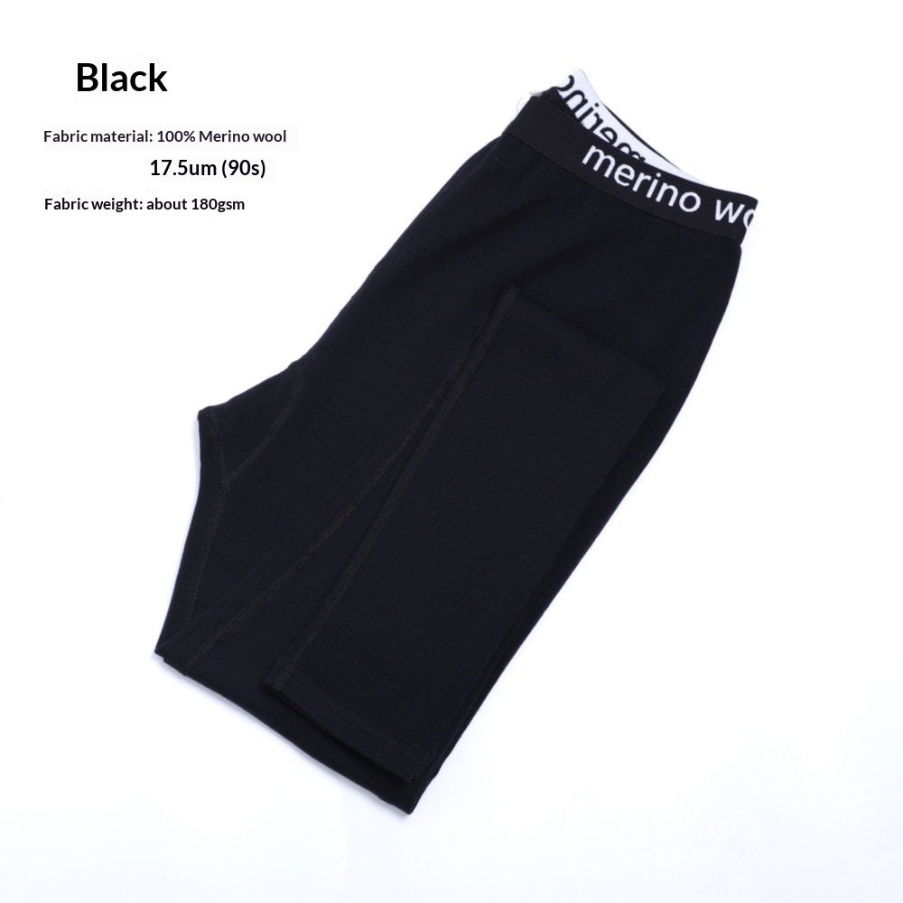 Womens Merino Wool Base-Layer Pants Outdoor Quick-Dry Tights