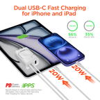 HyperGear SpeedBoost 43W 3-Port Fast Phone and Watch Wall Charger