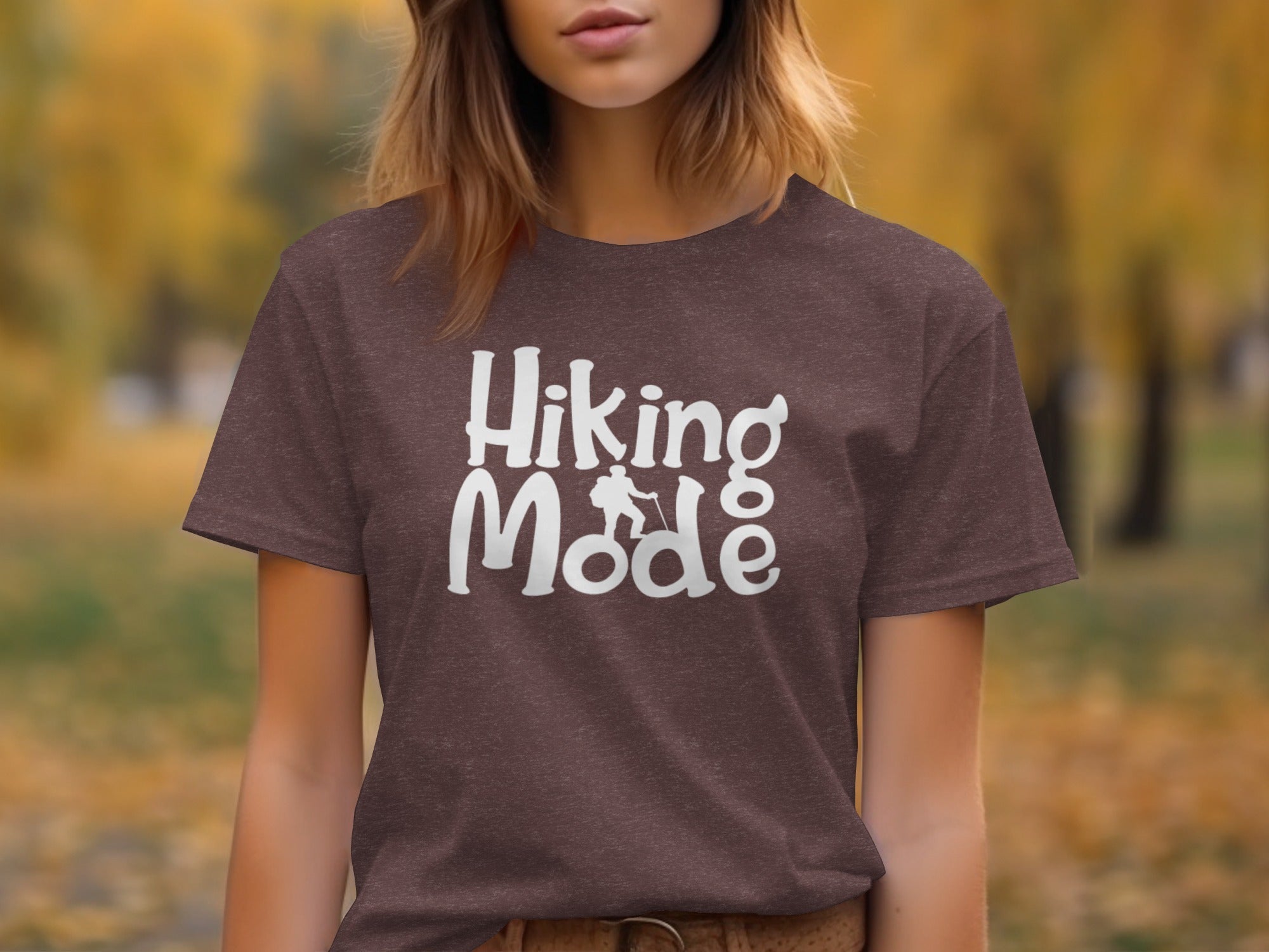 Hiking Mode Funny Outdoor Adventure Hiker Nature T-Shirt