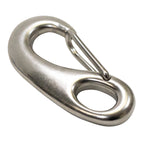 Stainless Steel Clasp Small Bean Style Fast Spring Hook Snap, 2-5/8" x 1-1/4"