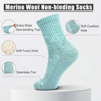 Comfort-Fresh Merino Wool Diabetic Socks With Non-Binding 1 Pair