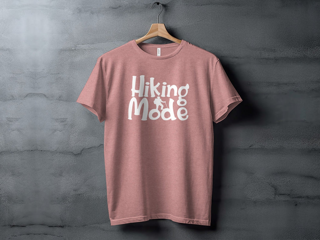 Hiking Mode Funny Outdoor Adventure Hiker Nature T-Shirt
