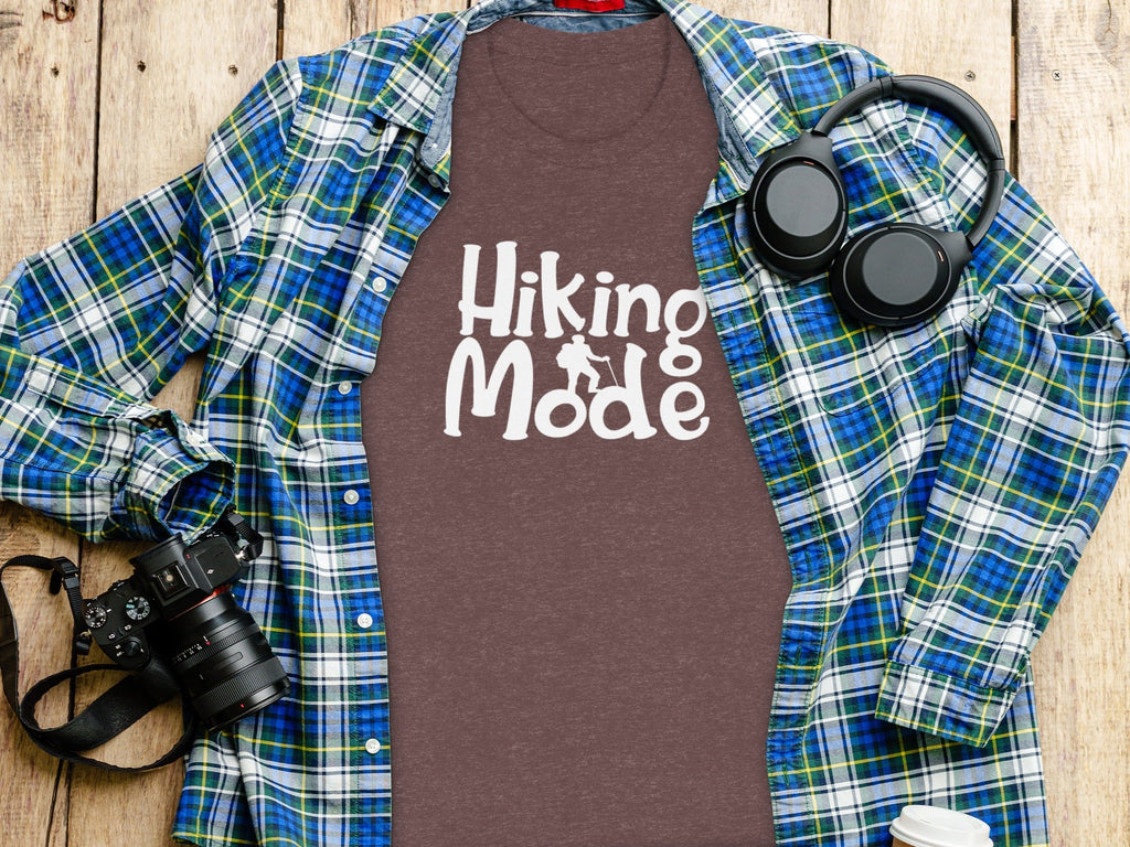 Hiking Mode Funny Outdoor Adventure Hiker Nature T-Shirt