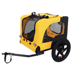 Pet Bike Trailer Dog Cart for Medium Dogs up to 66 lbs