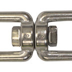 Boat Marine Clip 9cm Stainless Steel Swivel Double Eye Hook
