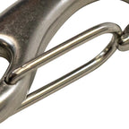 Stainless Steel Clasp Small Bean Style Fast Spring Hook Snap, 2-5/8" x 1-1/4"
