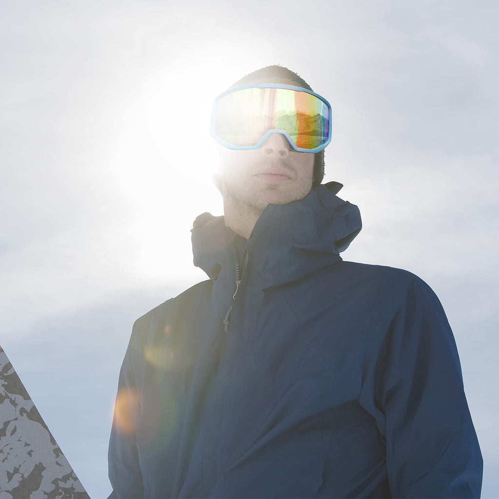 EXP VISION Ski/Snowboard Goggles for Men Women, OTG Snow Goggles Anti Fog UV Protection