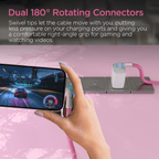 HyperGear Chunky180° 100W USB-C to USB-C Rugged Fast Charge Cable 6ft