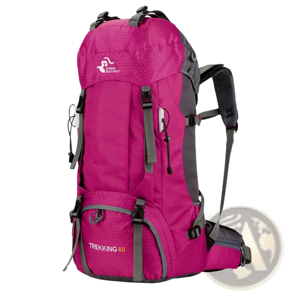 60l Hiking Backpack Durable Trekking Mountaineering Bag