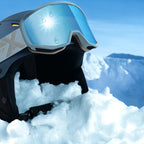 EXP VISION Ski/Snowboard Goggles for Men Women, OTG Snow Goggles Anti Fog UV Protection