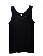 MaRe Luxury Merino Wool Blend Top with Lace Trim. Proudly Made in Italy (405)