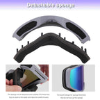 EXP VISION Ski/Snowboard Goggles for Men Women, OTG Snow Goggles Anti Fog UV Protection