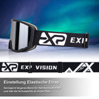 EXP VISION Ski/Snowboard Goggles for Men Women, OTG Snow Goggles Anti Fog UV Protection