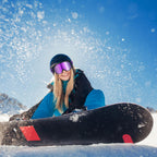 EXP VISION Ski/Snowboard Goggles for Men Women, OTG Snow Goggles Anti Fog UV Protection