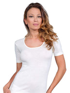 MaRe Luxury Merino Wool Blend Short Sleeve T-Shirt. Proudly Made in Italy.