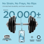 HyperGear Chunky180° 100W USB-C to USB-C Rugged Fast Charge Cable 6ft