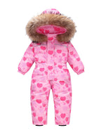 Modern Trend NEW Children's Clothing Jacket Snow Wear Coat Jumpsuit for Girls And Boys Winter Ski Suit For Kids