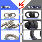 Boat Marine Clip 9cm Stainless Steel Swivel Double Eye Hook