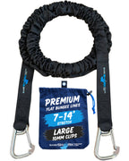 SandShark Premium Flat Bungee Line. Stretches 7-14'. Anchor and Dock Line for Boats, Jet Skis, and Pontoons.