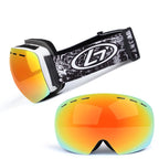 Ski Goggles Double Layers UV Anti-fog Big Ski Mask Glasses Skiing Snow Snowboard Goggles Men Women Ski Eyewear