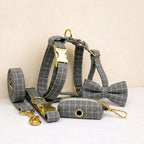 Gray Plaid Set