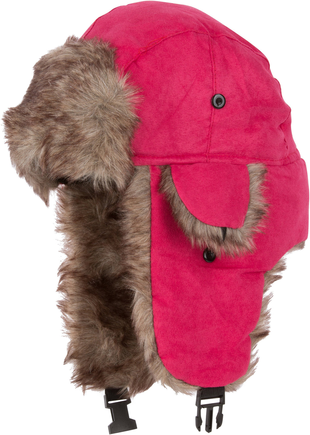 Sakkas Morgan Trapper Hat Ushanka Trooper Unisex Winter Faux Fur Ear Flap with Chin Strap, Warm Ski Snowboard Hunting Cap