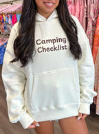 Camping Checklist Hoodie