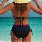 Sexy Gradient Women's Two Piece Bikini Swimsuit