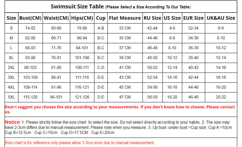 Sexy Gradient Women's Two Piece Bikini Swimsuit