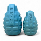 USA-K9 Grenade Shaped Rubber Dog Toy - Chew, Treat Dispenser & Tug Toy | USA