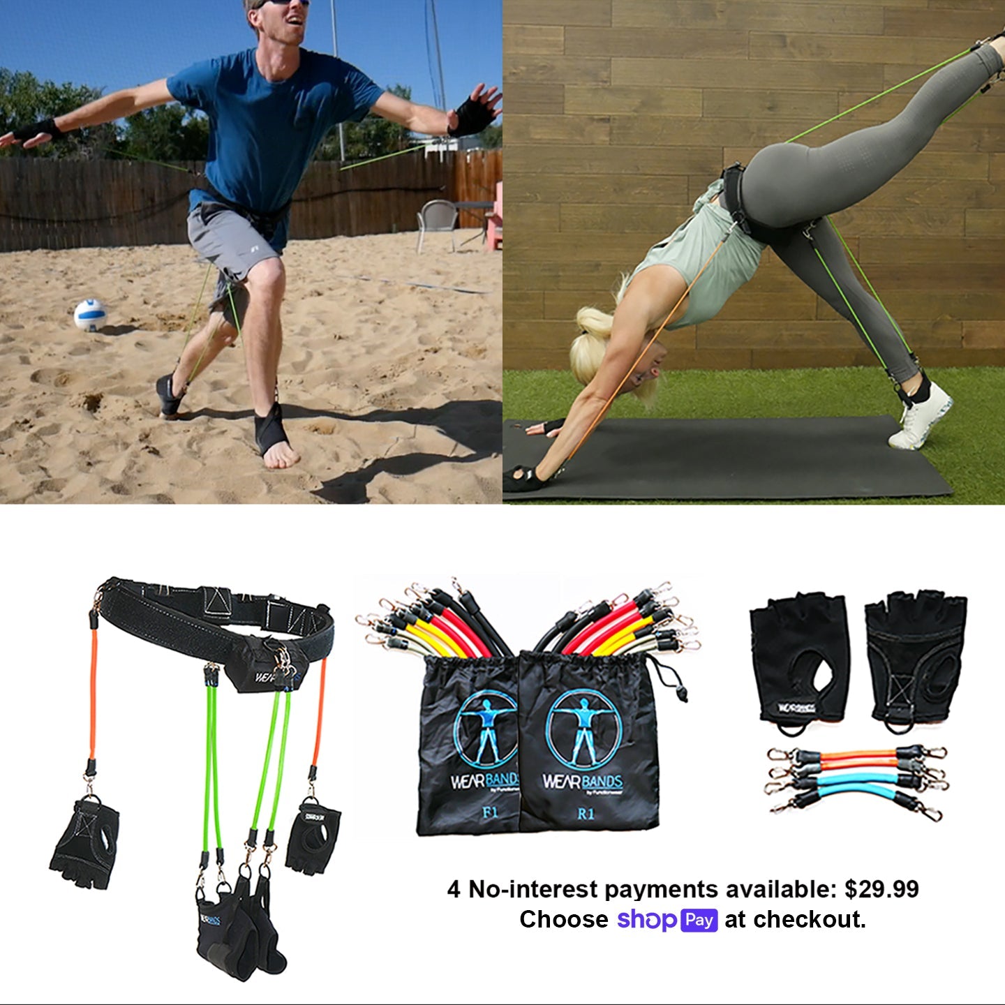 Wearbands Full-Body Pro System (5 Lower Levels, 2 Upper Levels)