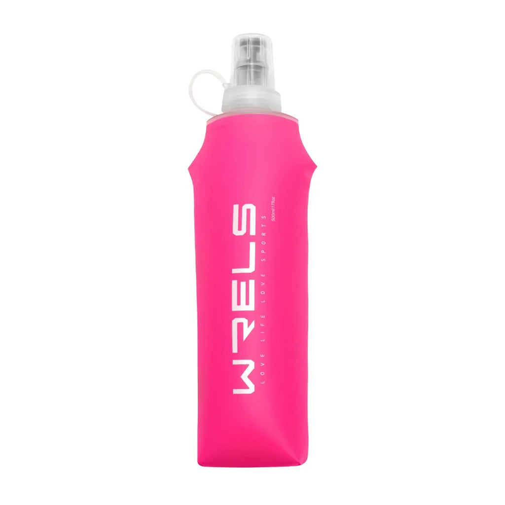 WRELS Soft Water Bottle | Folding Sport Flask for Running and Hydration