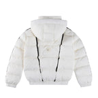 White Winter Jacket for Women – Hooded Thick Warm Padded Coat