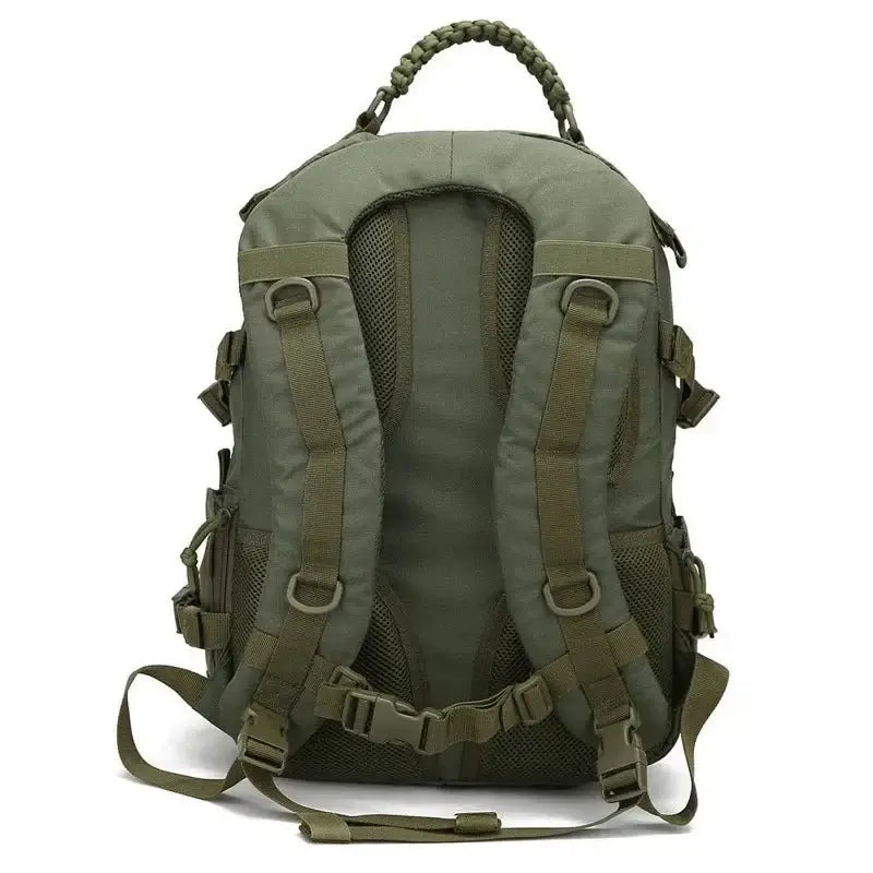 35L Waterproof Camo Hiking Backpack – Green Outdoor Backpack