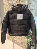 White Winter Jacket for Women – Hooded Thick Warm Padded Coat