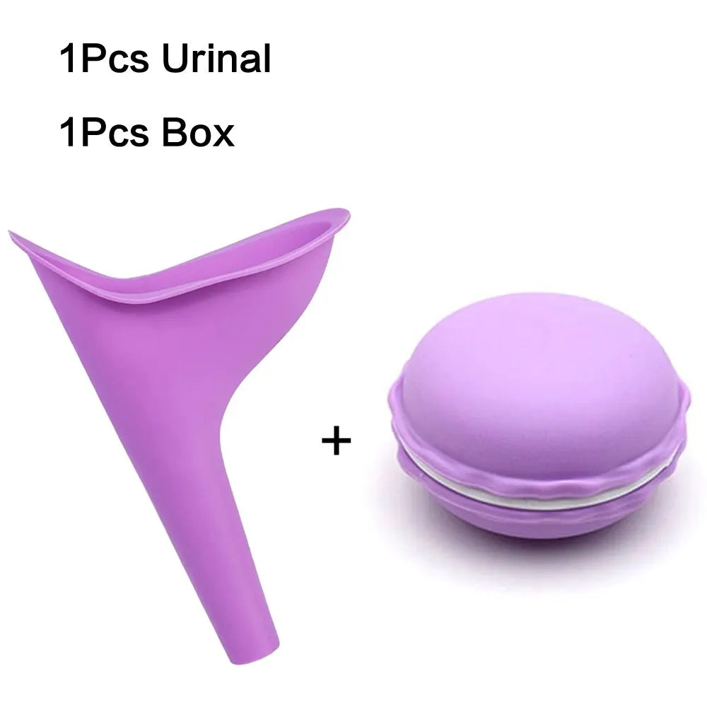 Women's Portable Urinal Funnel for Travel and Camping | Hands-Free Standing Urination Device