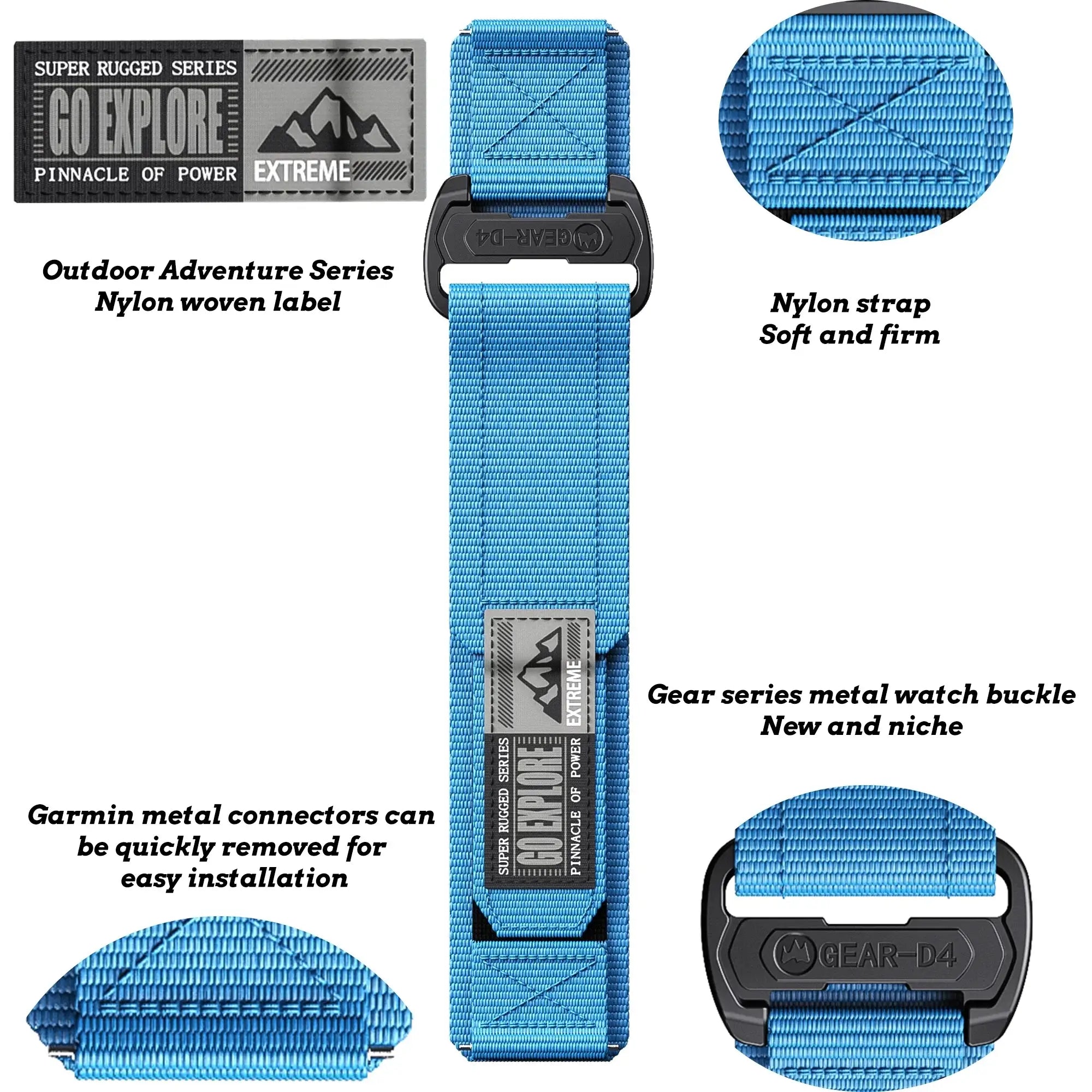 Amazfit Nylon Sport Watch Band - Durable Fitness Strap For Smartwatch