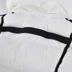 White Winter Jacket for Women – Hooded Thick Warm Padded Coat