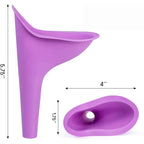 Women's Portable Urinal Funnel for Travel and Camping | Hands-Free Standing Urination Device