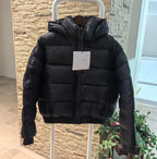 White Winter Jacket for Women – Hooded Thick Warm Padded Coat