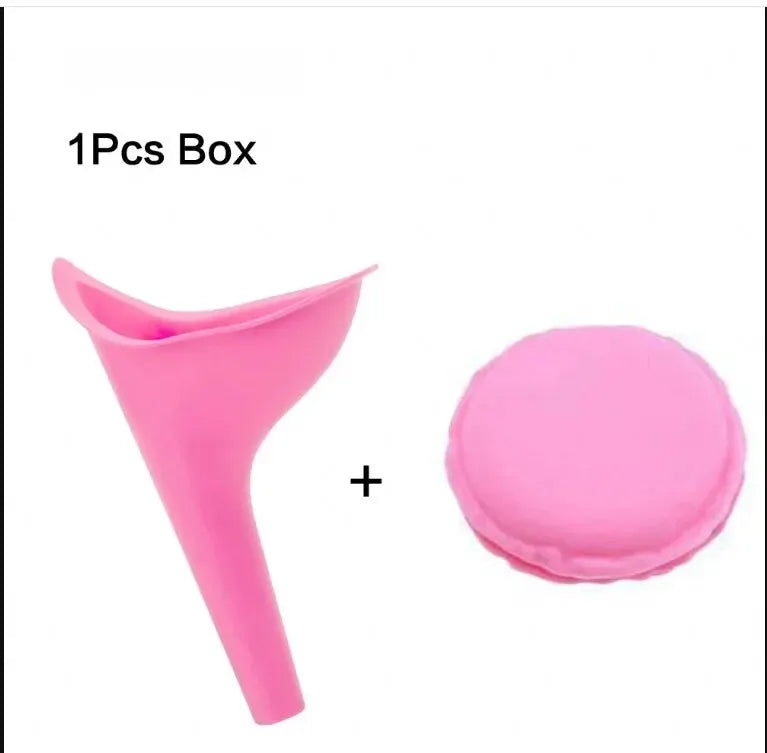Women's Portable Urinal Funnel for Travel and Camping | Hands-Free Standing Urination Device