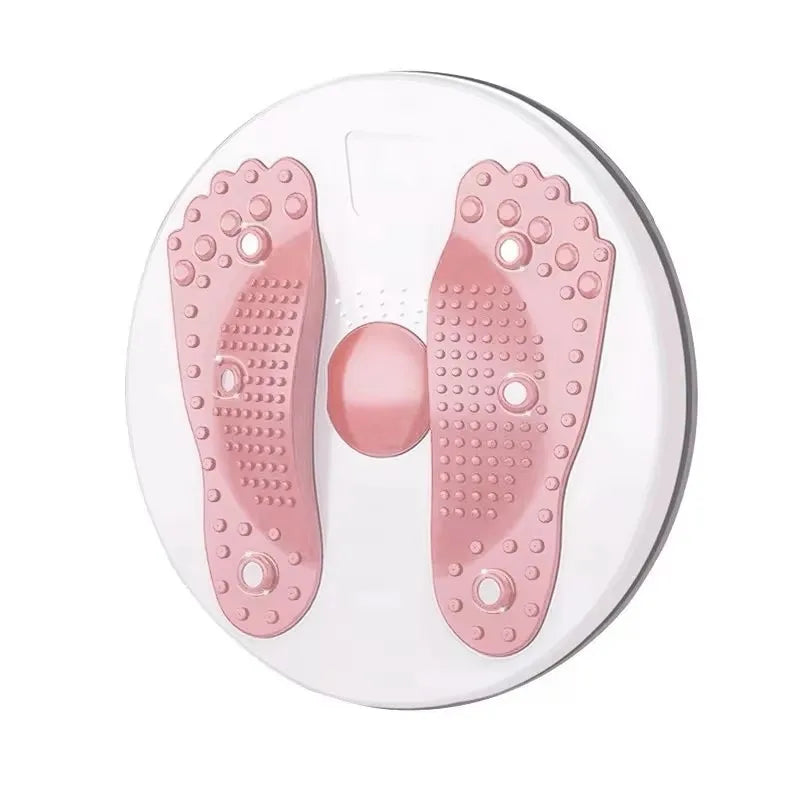 Purple Waist Twister Disc with LCD Counter, 360° Rotation Fitness Board for Weight Loss & Core Exercise