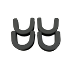 TRAPSKI Non-Skid Rubber Slot Inserts for Ski & Snowboard Racks – Gray 4-12 Packs