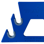 TRAPSKI Non-Skid Rubber Slot Inserts for Ski & Snowboard Racks – Gray 4-12 Packs