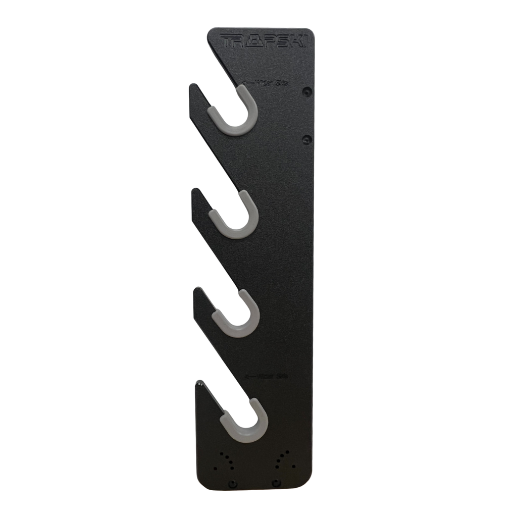 TRAPSKI Non-Skid Rubber Slot Inserts for Ski & Snowboard Racks – Gray 4-12 Packs