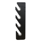 TRAPSKI Non-Skid Rubber Slot Inserts for Ski & Snowboard Racks – Gray 4-12 Packs